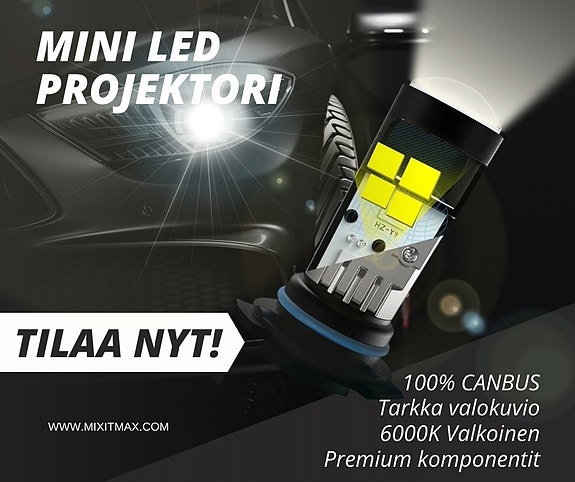 MINI LED Projektorivalot 6200lm CANBUS(2kpl sarja)
