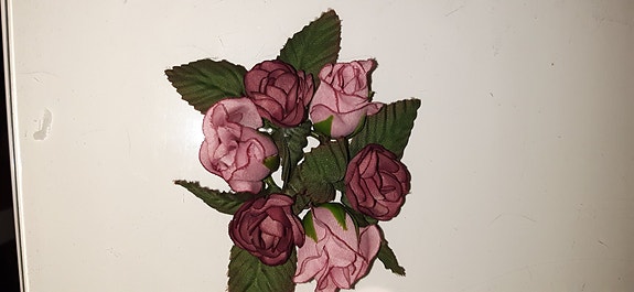 Koristeelliset Tekokukat Ruusu Pinkki/Punainen