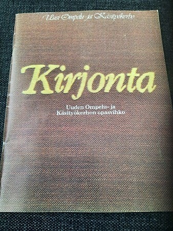 Kirjonta opastusta hyvien kuvien kera