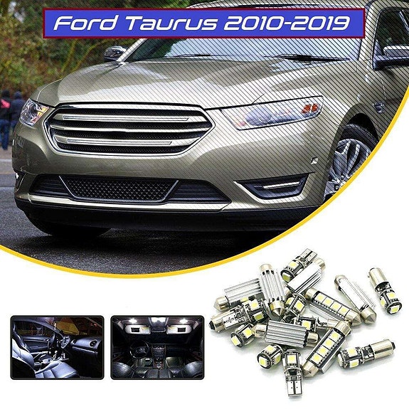 Ford Taurus (MK6) Sisätilan LED -muutossarja – 13 kpl – Plug & Play