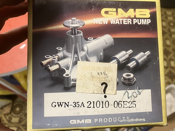 Nissan Bluebird/Sunny GTi 1.6/1.8/2.0 Vesipumppu 7/86-91