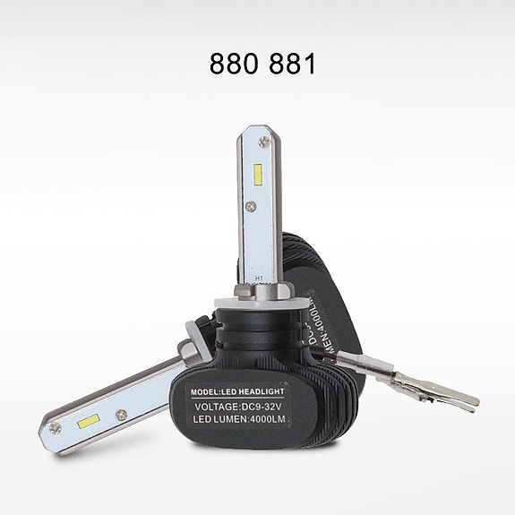 H27W LED Sumuvalot 36W 6000K CSP EI CANBUS (2kpl)