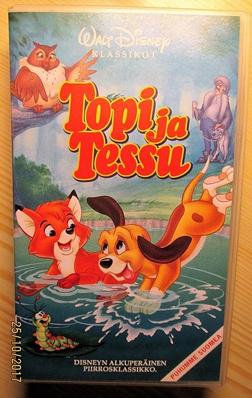 Topi & Tessu - lasten Disney VHS-elokuva