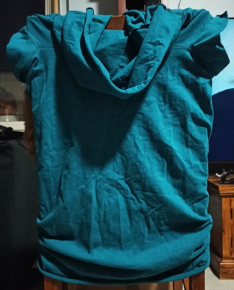 Teal hihaton huppari, M