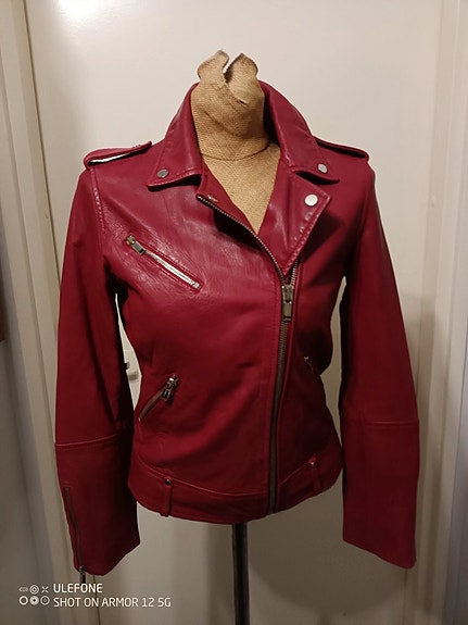 Mango biker S (uusi) aito nahkatakki