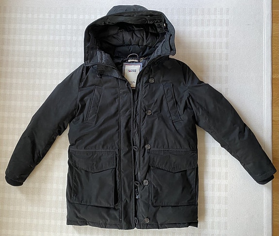 Hilfiger Denim musta lämmin toppatakki, M
