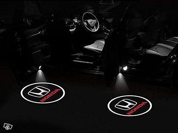 Honda / Acura Accord MK9–10/Odyssey logolliset ovivalot — logo maahan (2kpl)