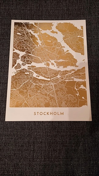 Karttajuliste Tukholma