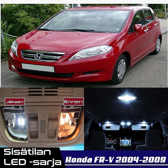 Honda FR-V Sisätilan LED -muutossarja – 7 kpl – Plug & Play