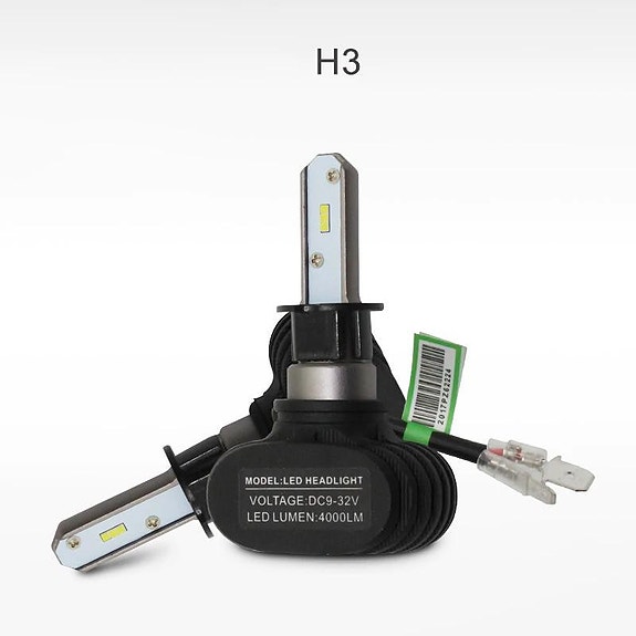 H3 LED Sumuvalot 36W 6000K CSP EI CANBUS (2kpl)