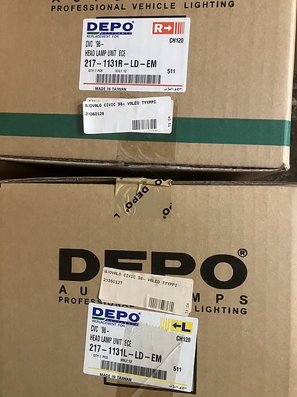 Honda Civic Ajovaloumpio Vasen/Oikea Valeo-versio 98-01