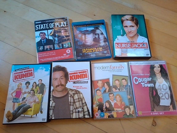 TV-sarjoja DVD:llä
