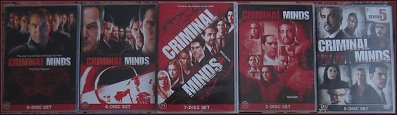 Criminal Minds kaudet 1-5 - DVD boxit
