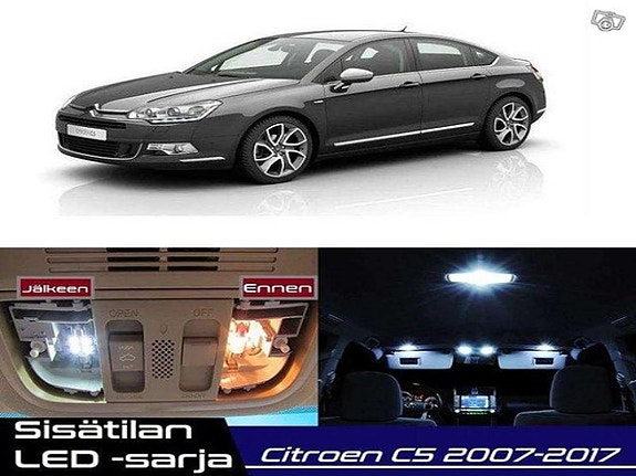 Citroen C5 (RD/TD) Sisätilan LED -sarja ;x19