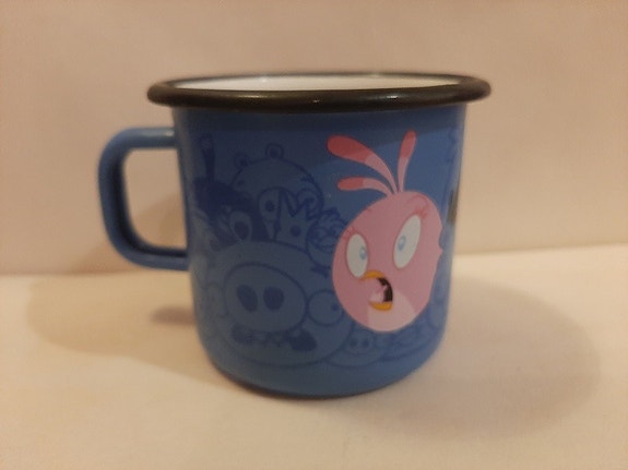 Angry Birds emalimuki sininen muurla