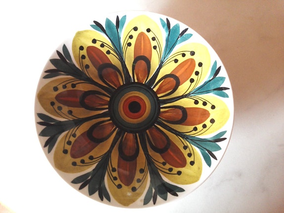 Arabia, Gunvor Olin-Grönqvist, koristelautanen halk. 18 cm