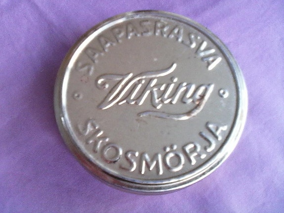 Viking saapasrasvapurkki, retro