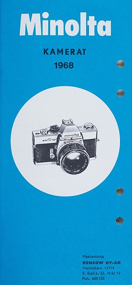 Minolta kamerat 1968