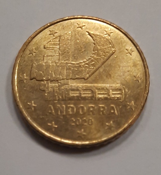 Andorra 50 senttiä eurokolikko
