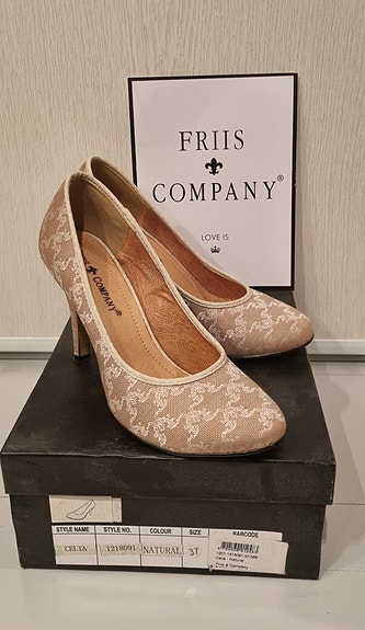 Friis & Company 37 korkokengät natural