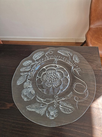 Nuutajärvi iso Pioni tarjoilulautanen 38cm