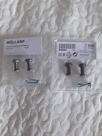 Ikea Möllärp nupit/ vetimet/ kahvat 4kpl