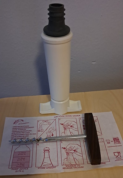 Vacuum Wine Saver