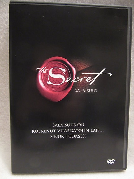 The Secret   Salaisuus dvd