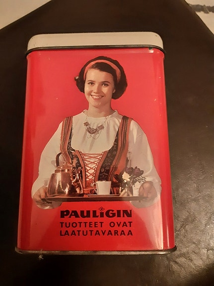 PAULIG PAULA Peltinen kahvipurkki 4 kpl