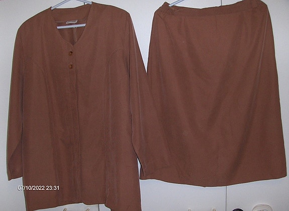 Jakkupuku Sperla bluser, koko 40-42, retro