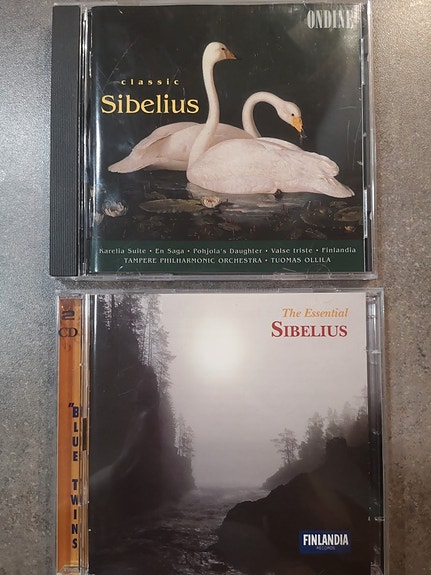 Sibeliuksen 2 cd:tä