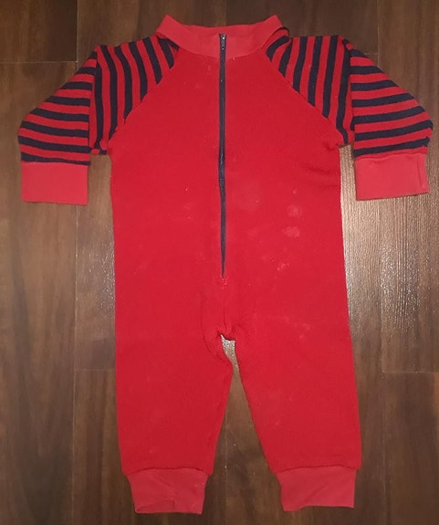 Punainen villahaalari koko 80 cm