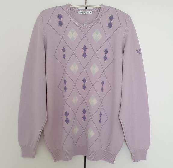 Naisten neule Lyle & Scott 100% villa koko L