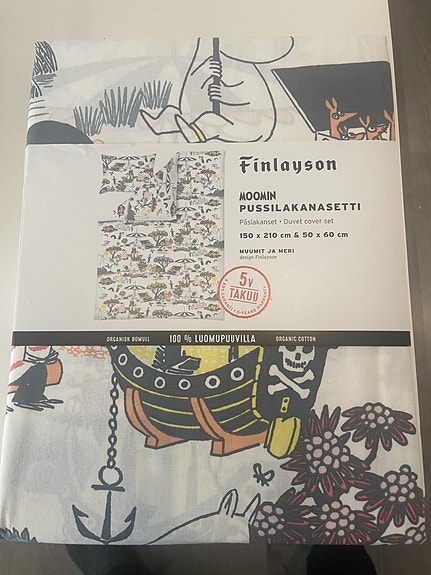 Muumit ja meri pussilakanasetti 150 x 210