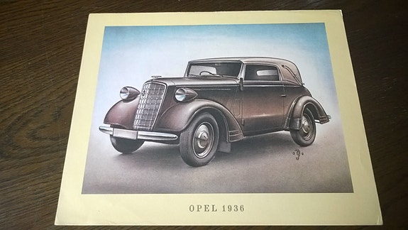Painokuva Opel auto