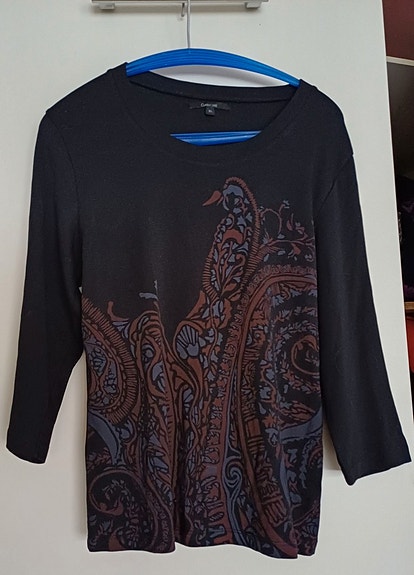 Trikooneule Classic Line XL musta jossa ruskea kuv