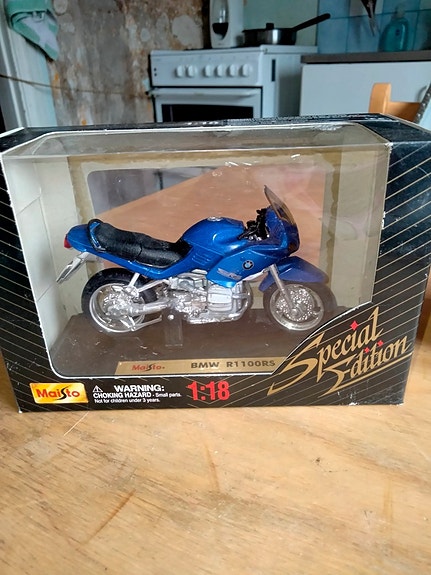 BMW Moottoripyörä pienoismalli