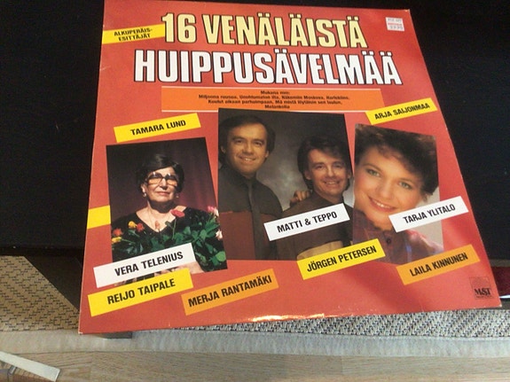 16 Venäläistä huippusävelmää lp