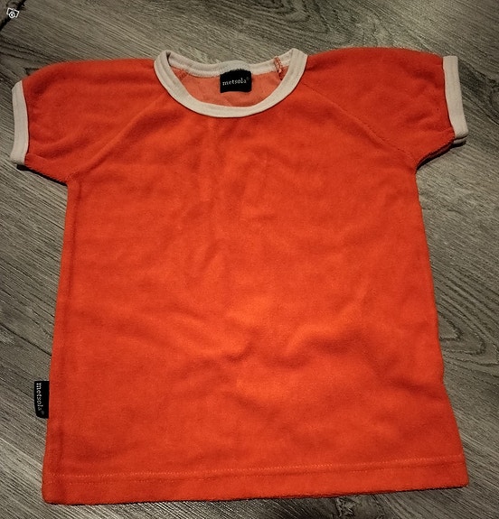 Metsola 110 cm froteinen oranssi paita kuin uusi