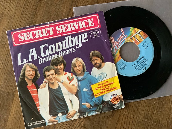 Secret Service  L.A. Goodbye 7"