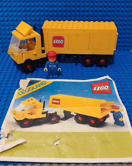 1983 Lego tractor trailer 6692