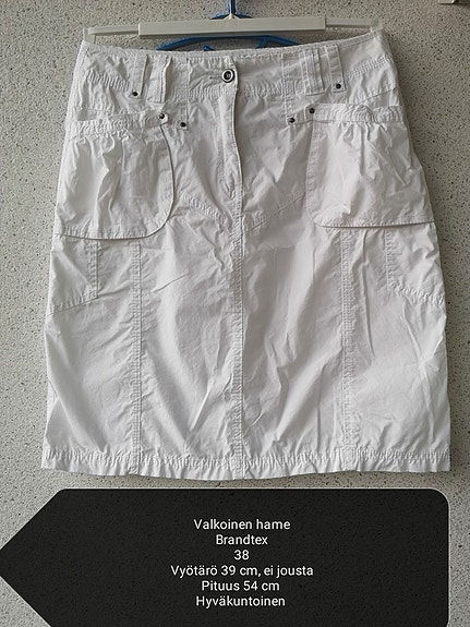 Brandtex valkoinen hame M