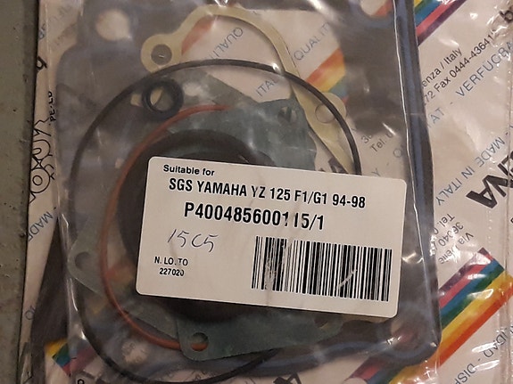 Ylätiivistesarjat Yamaha YZ125 94-98 ja YZ250 88-96