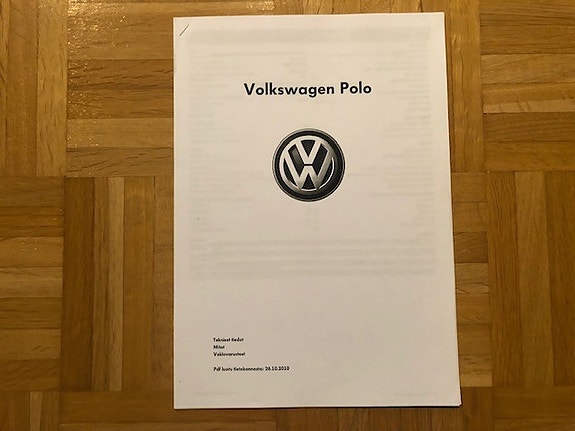 Esite Volkswagen Polo 2010/2011 tekniset tiedot, mitat, vakiovarusteet VW VAG