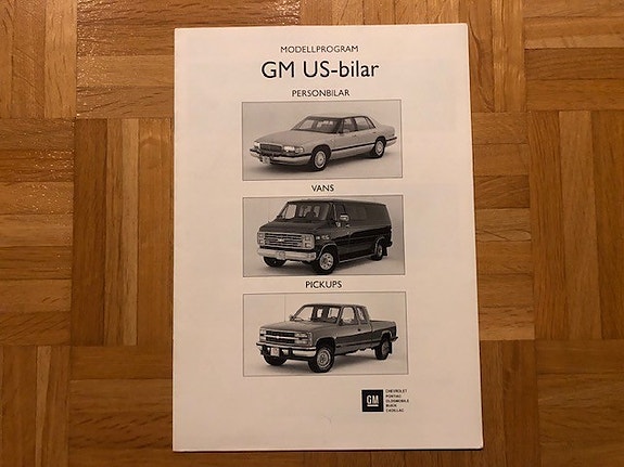 Esite GM mallisto 1991: Chevrolet, Pontiac, Buick, Cadillac - General Motors