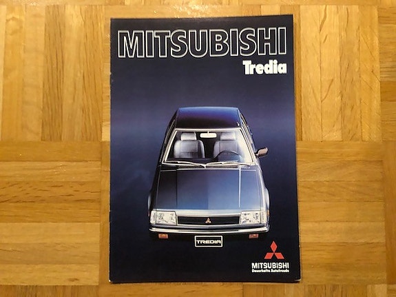 Esite Mitsubishi Tredia vuodelta 1983/1984