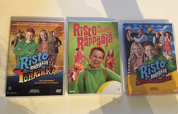 Risto Räppääjä dvd elokuvat
