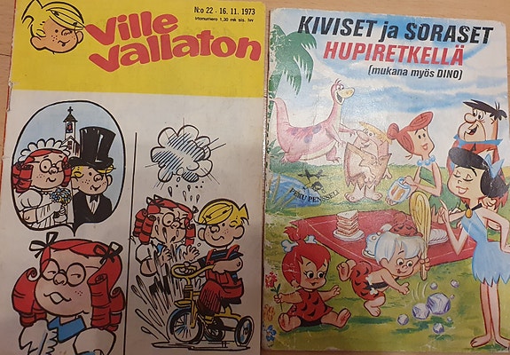 Ville Vallaton v.1973 ja Kiviset ja Soraset lehti
