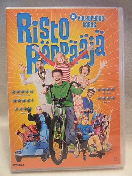 Risto Räppääjä ja polkupyörävaras dvd