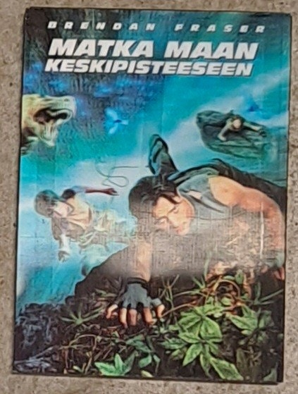 Matka maan keskipisteeseen 3d ja 2d dvd